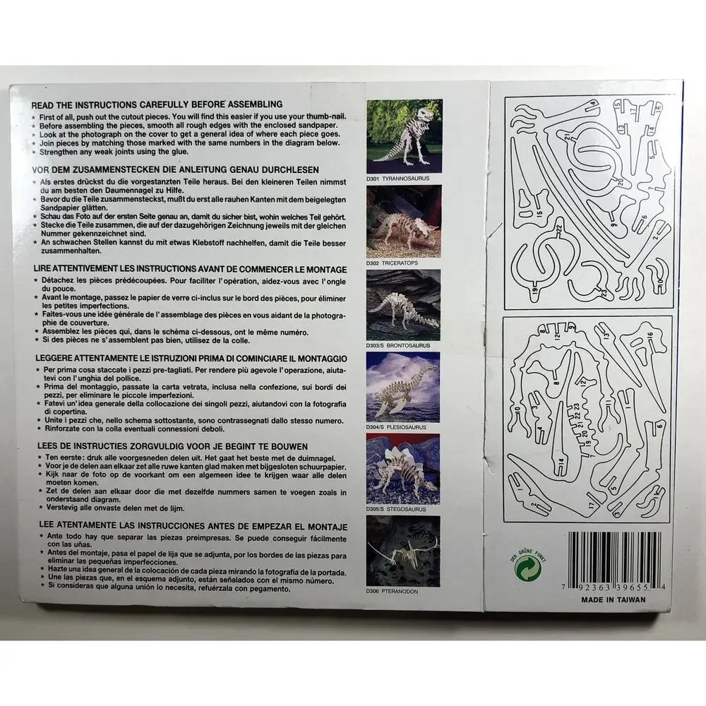 Soar Through the Mesozoic Era with Pteranodon D306 3D Puzzle/Model Kit - vn